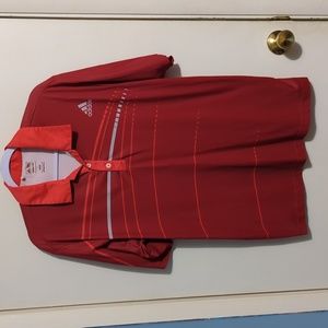 Red Adidas Polo